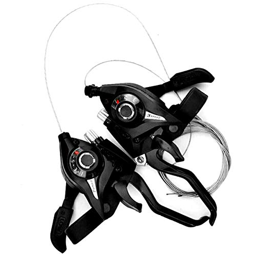 Yuehuam Bike Shifter/Brake Lever with Gear Indicator and Brake Cable for MTB Bicycle- L3 x R7 Speed