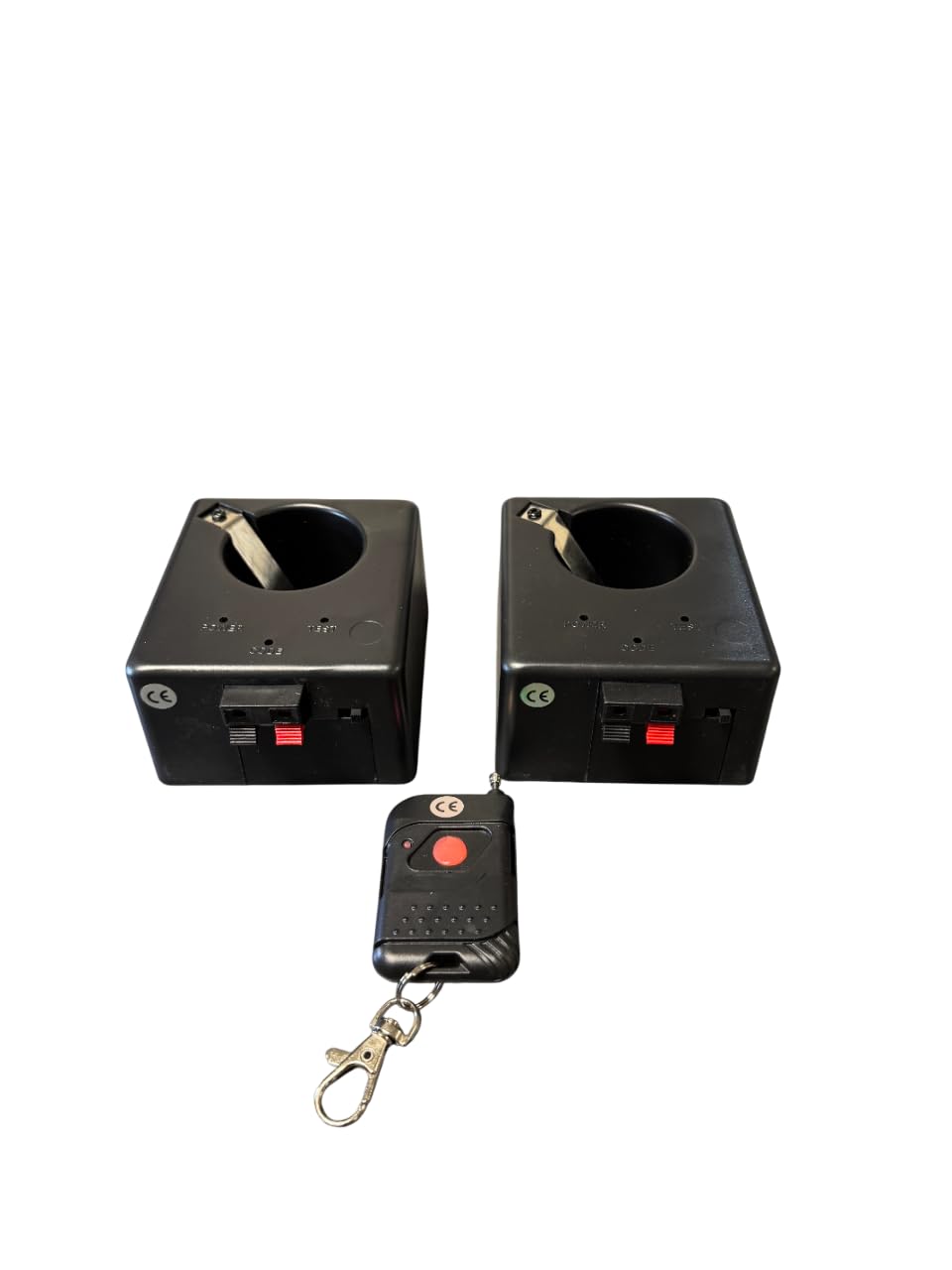Zenda club® Trigger kit di tiro per getti di scena e fontane stage, sistema freddo + macchina accensione fuochi d'artificio freddi, telecomandi senza fili (confezione da 2)