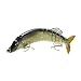 Lixada 8" / 20cm 66g Lifelike Multi-jointed 8-segement Pike Muskie Fishing Lure Swimbait Crankbait Hard Bait Fish Treble Hook Tackle (Style 6)