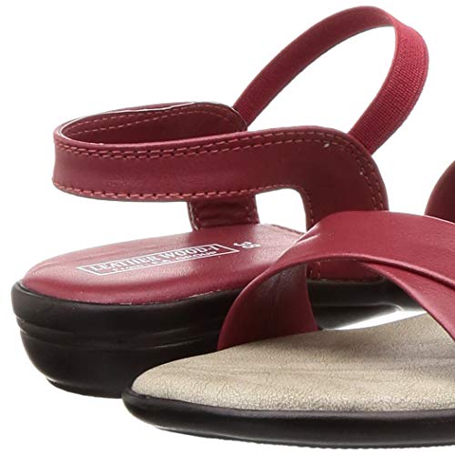 Image of Women's Red Fashion Sandals - 4 UK /India (37 EU)(888474-37)