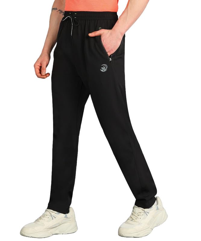 gnockface Lightwaight Stylish Zipper Back Pockets Regular fit Casual wear Running Track Pants for Men | Lowers for Men |Sports Track Pant for Men Polyester-picture-46