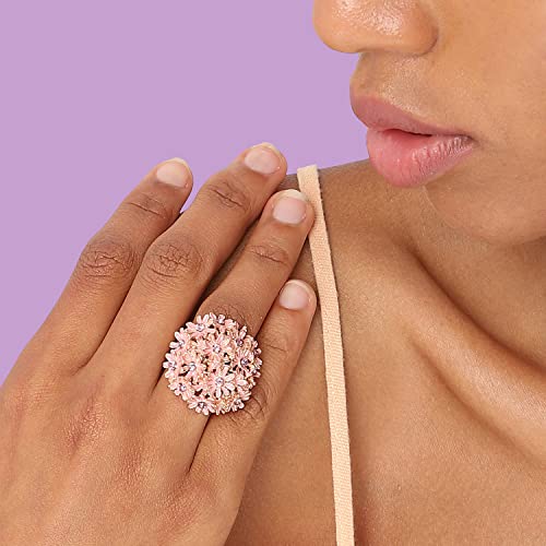 Image of SOHI Cocktail Ring for Women & Girls, Chunky Ring, Finger Ring, adjustable ring, Ladies Ring, Gold Plated Ring, aesthetic jewellery, hand ring for women