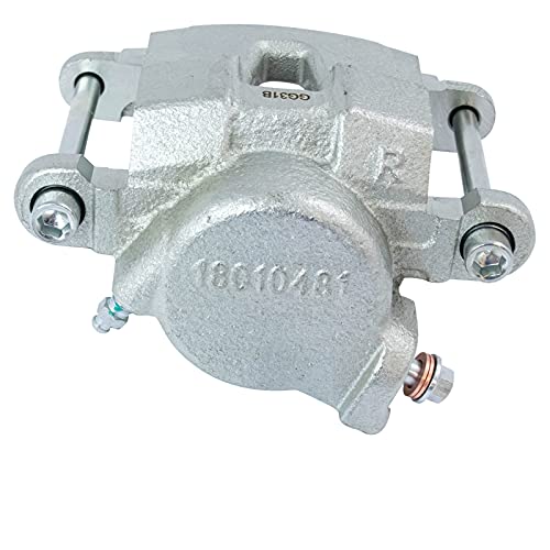 Image of TRQ Front Brake Caliper Set Compatible with 78-87 Buick 78-03 Chevrolet GMC 96-00 Isuzu 78-88 Oldsmobile 78-92 Pontiac