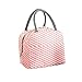 XKUN Trousse de Toilette Boîte À Lunch Refroidisseur Portable Canvas Isolé Sac De Déjeuner Isolé Nourriture Pique-Nique Sac De Pique-Nique Stockage Stockage Dames Enfants Enfants-Pink