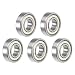 uxcell R8ZZ Deep Groove Ball Bearing 1/2