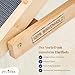 Hunderampe Bett PRIORPET aus Birkenholz mit Sicherheitsgeländer - Höhenverstellbare hundetreppe für Betten bis zu 94.5cm - Klappbar - Anti-Rutsch-Griff - Für kleine Hunde bis zu 23kg - Naturel