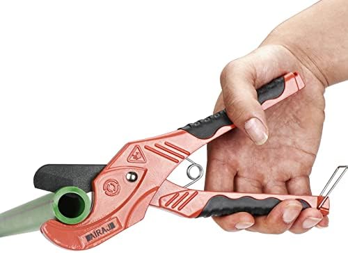 AIRAJ Plastic Pipe Cutter, PVC Pipe Cutter for Cutting Outer Diameter Up to 33 mm PEX, PVC and PPR Plastic Pipe, High Quality Pipe Cutters for Home, Maintenance Workers