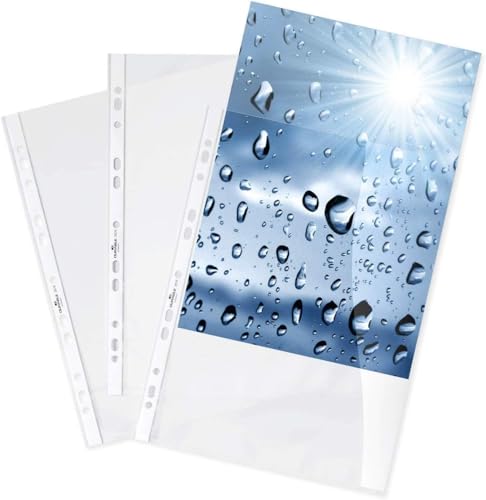 Durable Prospekthüllen A4 Premium extra stark 100 Stück glasklar 267619