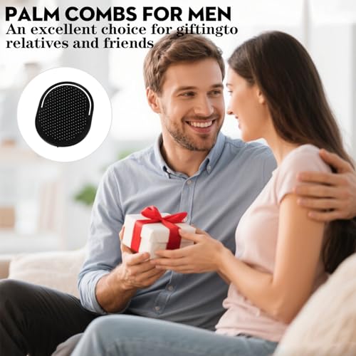 6 Peines de Palma para Hombre, Cepillo Masajeador miniatura 7