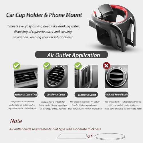 Portavasos y soporte para teléfono para Fiat Panda miniatura 2