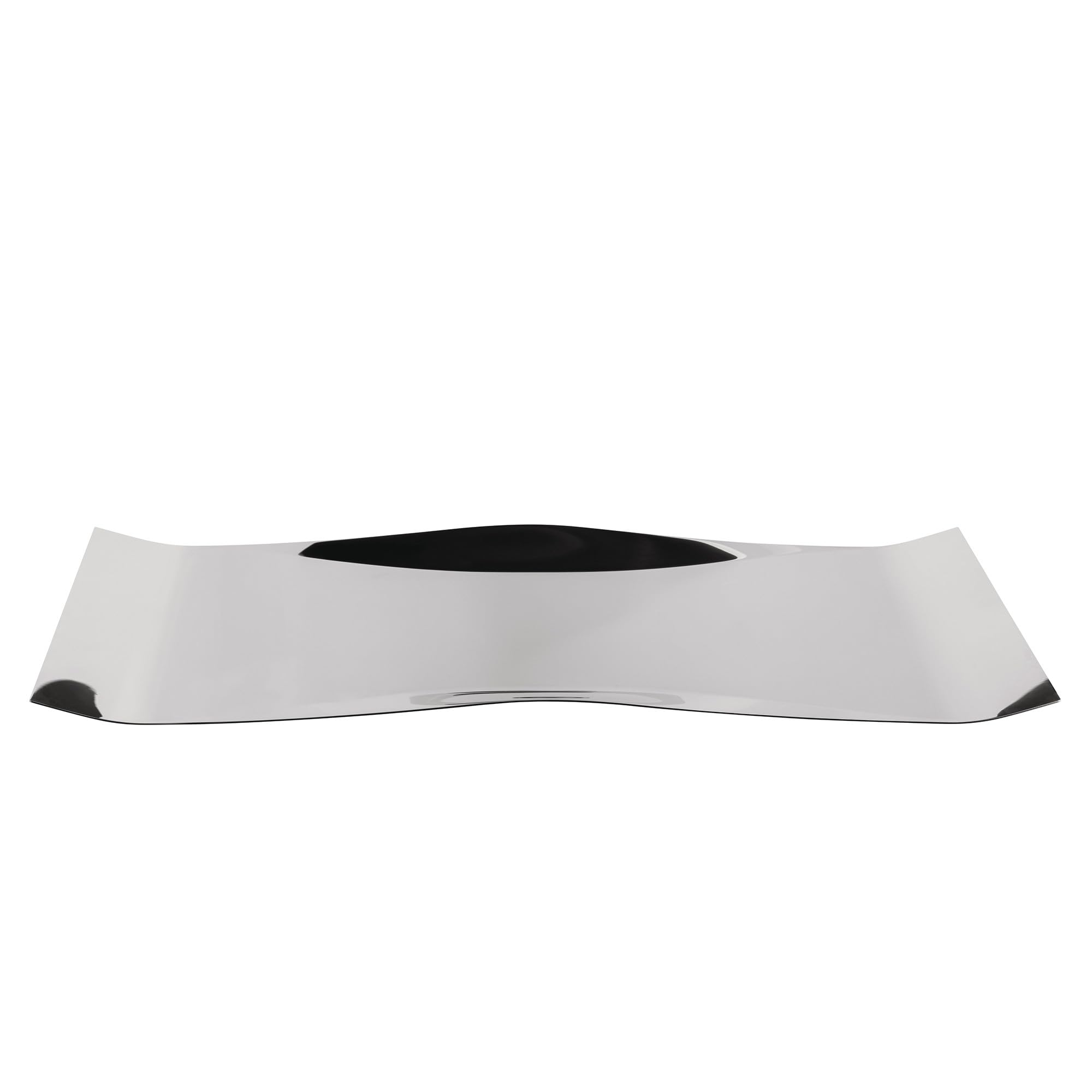 Alessi MAO-MAO FM05/55 - Vassoio Rettangolare di Design, in Acciaio Inossidabile 18/10