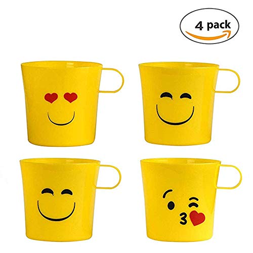 Plastic Emoji Coffee Mugs