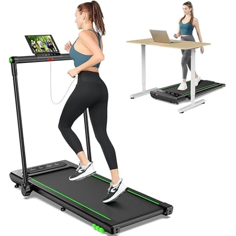 THERUN Folding Treadmill with Remote Control Cover