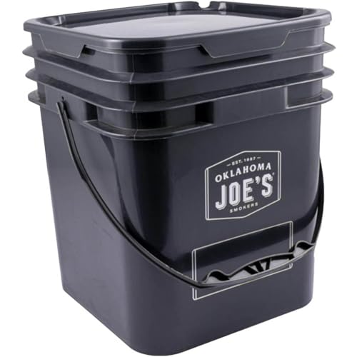Pellet Grill Bucket for Storing Pellets: 66801-039 Compatible with Oklahoma Joe's