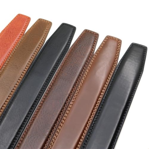 Vitello Belt, Men's Belt,1.22" Mens Ratchet Dress Belt with One Click Buckle2