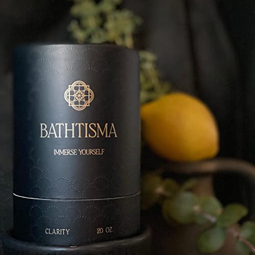 image for Bathtisma Clarity Bath Soak | Natural Dead Sea Salt, Eucalyptus and Le