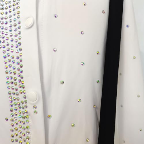 JoyCan Roupas masculinas brancas de desempenho para meninos em competições, Branco, 4-6 Years