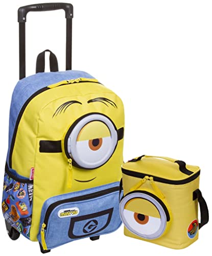 Kit Mochila Escolar Rodinhas 3D Masculino Menino Juvenil Infantil Lancheira Térmica Impermeável