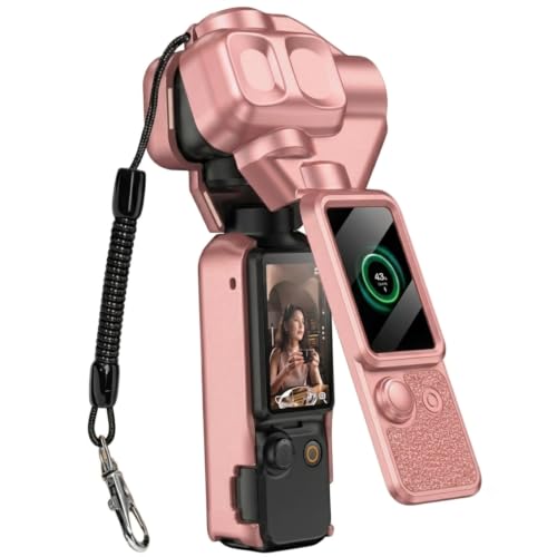 ?�p DJI Pocket 4P ��p �W���o���E�����Y�ی�J�o�[�Z�b�g ���C�J�� �}�O�l�b�g�� 360°�S�ʕی�P�[�X �W���o���ی� �����Y�ی� �t���ی� �둀��h�~ �P�[�X�����̂܂܎B�e�\ �A�N�Z�T���[�Ή� �����h�~�X�g���b�v�t�� �ϏՌ� �h�o �L�Y