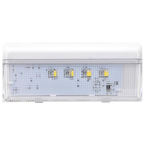 ZNTVW WPW10515057 W10515057 Refrigerator LED Light with Cover Compatible with Whirlpool Freezer Refrigerator Replaces W10398007 3021141 AP6022533 PS11755866 EAP11755866 etc.