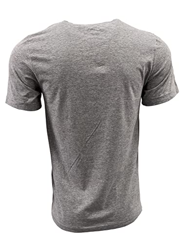 Nike Mens Just Do It Big Logo T-Shirt (XX-Large, Grey Heather/Black)4