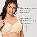 DELIMIRA Women's Plus Size Minimizer Bra Full Coverage Underwire Support T Shirt Beige 42DD