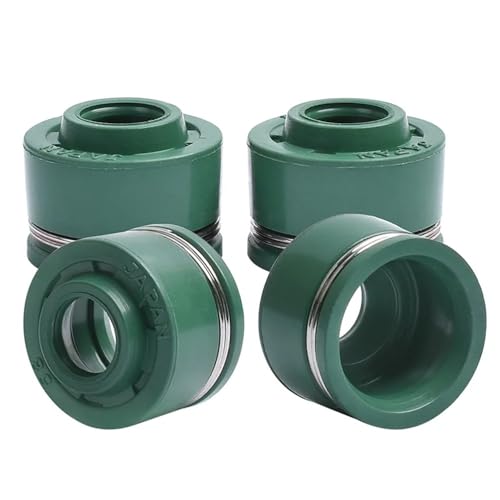 16pc 3.5mm 4mm 4.5mm 5mm 6mm Motorcycle Engine Intake & Valve Stem Oil Seal For H Y S K(5mm with Spring 16pc)