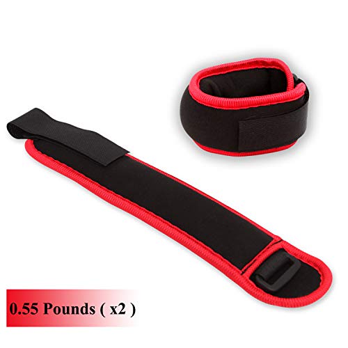 Vaupan Small Ankle Wrist Weights, Mini Leg Arm Hand Cuff Weights for Women