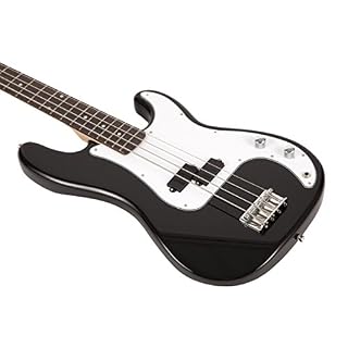 Rockjam RJBG01-SK-BK Bass Guitar Super Kit Super Kit avec amplificateur de guitare Tuner Guitare Stand Guitare Sac et… - Les Beatles, Paul McCartney, John Lennon, RIngo Starr, George Harrison Rockjam RJBG01-SK-BK Bass Guitar Super Kit Super Kit avec amplificateur de guitare Tuner Guitare Stand Guitare Sac et… – Image 2