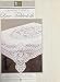 Better Home New Crochet Vinyl Lace Tablecloth, Oblong, 60" Wide X 108" Long, White