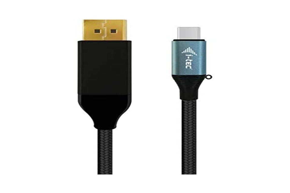 i-tec USB-C to DisplayPort Cable 4K / 60Hz 200cm, is compatible with G-Sync/Freesync, HDR 400-1000
