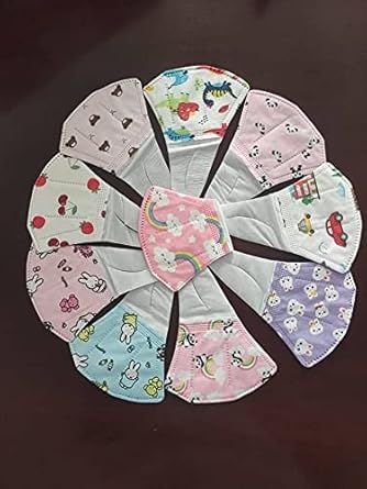 ASTR 3D KIDS SIZE FACE MASK SURGICAL DISPOSABLE DIGITAL PRINTED Face Mask 50Pcs (2X25Pcs Box) with SOFT EAR LOOP DIGITAL PRINTED MASK (ASSORTED PACK KIDS SIZE)