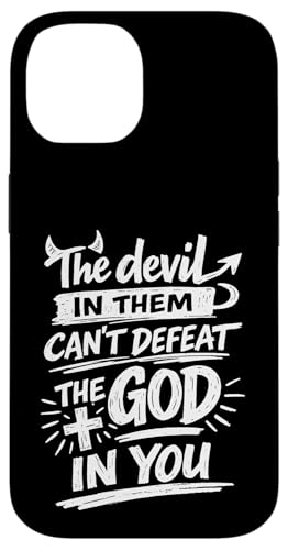 The Devil In Them Can't Deperat The God In You Christian �X�}�z�P�[�X iPhone 14 �p