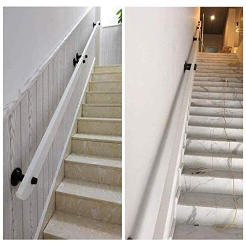 Rampe d'escalier en bois noble 90 cm avec fixations pour loft - 6