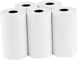 HAPINARY 5 Rolls Camera Thermal Paper Pos Printer Paper Thermal Printer Paper Award Paper Mini Printer Paper Instant Camera Refill Paper Writing Paper Photo Label Heat Sensitive White Child