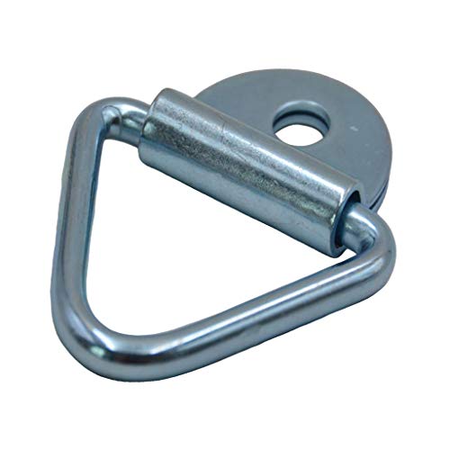 2 anelli di ancoraggio per montaggio superficiale per legare giù ancoraggi gancio resistente anelli a V per rimorchio piastra di ancoraggio per montaggio superficiale anello di ancoraggio forgiato