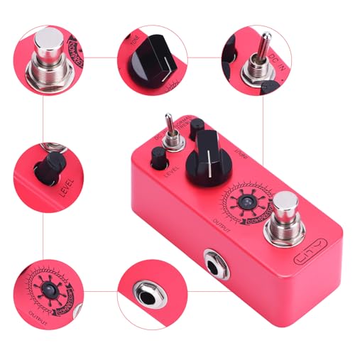 Mini compresseur pédale d'effets HUIOP Ultimate Comp 2 modes analogique
