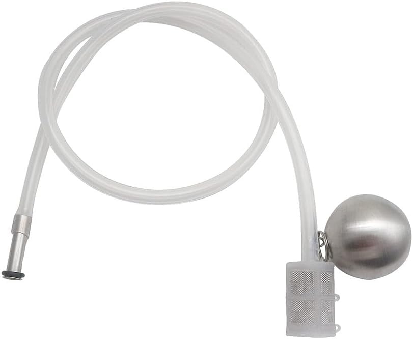 304 Stal nierdzewna Home Brew Beer Keg Płynny Płynny Dip Tube Filter Fit Ball Lock Fit Ball Lock & Pin Lock Keg Ball Float 80 cm Silikonowa rurka do dipów