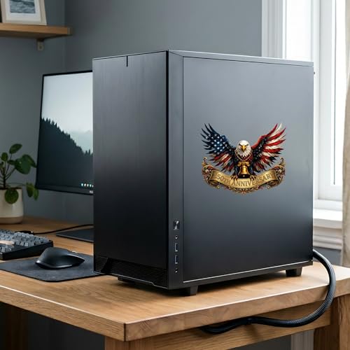 Image of 2-Piece USA 250th Anniversary Patriotic Car Decal