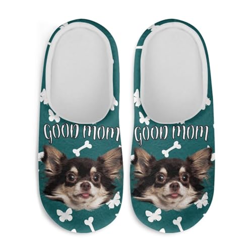 Slip on Bedroom Slippers for Women Men Winter Warm Festival Shoes Comfy Memory Foam Indoor House Shoes Gift2