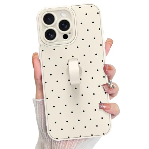 KANGHAR Compatible with iPhone 15 Pro Case Spot -White