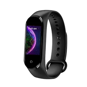 Mabron (12 Years Warranty M4 Smart Band with HD Touch Display, Activity Tracker, Fitness Band, Waterproof & Sweatproof, Long Battery Life Suitable for All Smartphones_M59