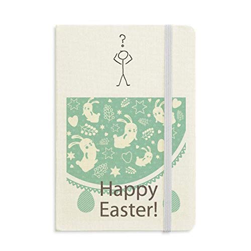 Carnet de questions Happy Easter format A5 vert contre le manque d'inspiration