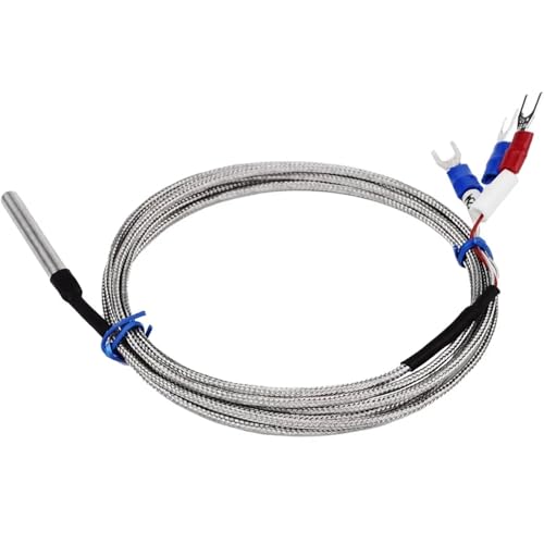 Sensor de temperatura RTD PT100 ideal para automatización y controladores térmicos