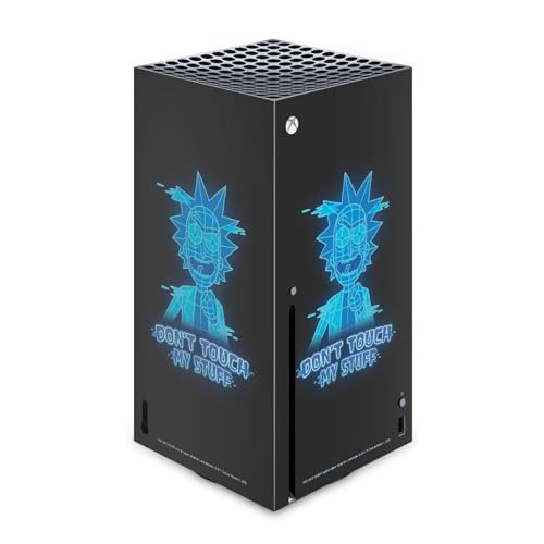 Rick and Morty Vinyle Autocollant de Jeu pour Console Xbox Series X Head Case Designs