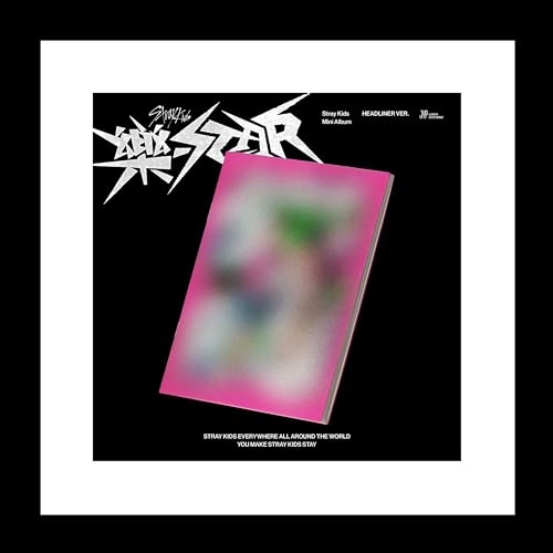 Stray Kids ?-STAR ROCK-STAR 8th Mini Album CD+Contents+Photocard+Tracking Sealed SKZ (HEADLINER Version)