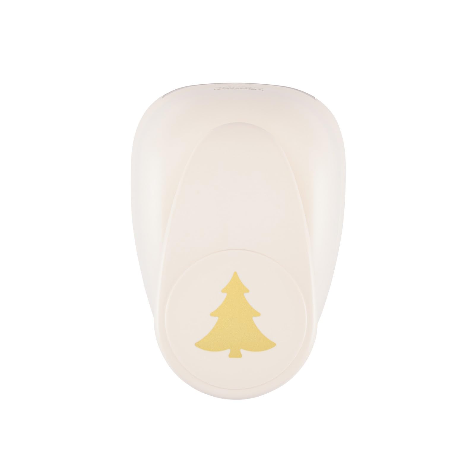 Vaessen Creative 21439-072 dziurkacz z motywem choinki, 63,42 x 67,21 mm, dziurkacz z motywem bożonarodzeniowym, do papieru rzemieślniczego, papieru kolorowego, papieru do scrapbookingu lub papieru