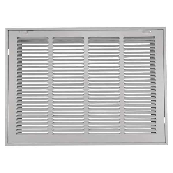 Return Air Filter Grille, 20x14 in, White