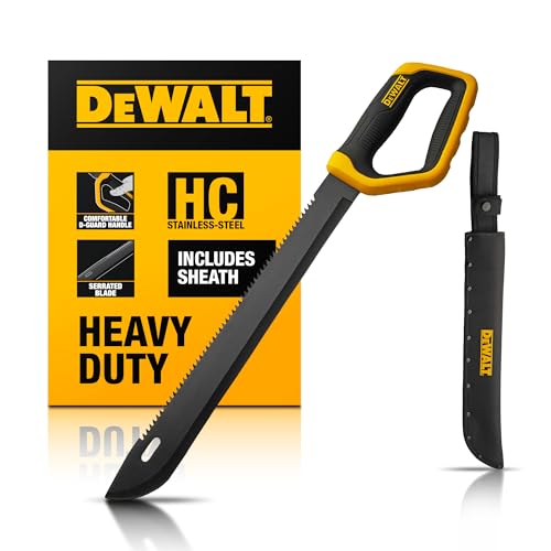DEWALT 21 Inch MA61 D-Guard Machete - Full Tang Stainless St