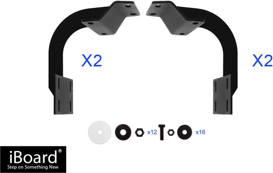 Eboard Running Board 5" Black Compatible with Ford F150 2015-2026 Regular Cab & F-250 F-350 Super Duty 2017-2026 (Nerf Bar Side Steps Side Bars)